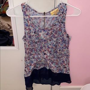 Patterned tank top